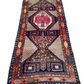 Orientteppich handgeknüpft Meschgin Heriz Läufer 336x130 cm