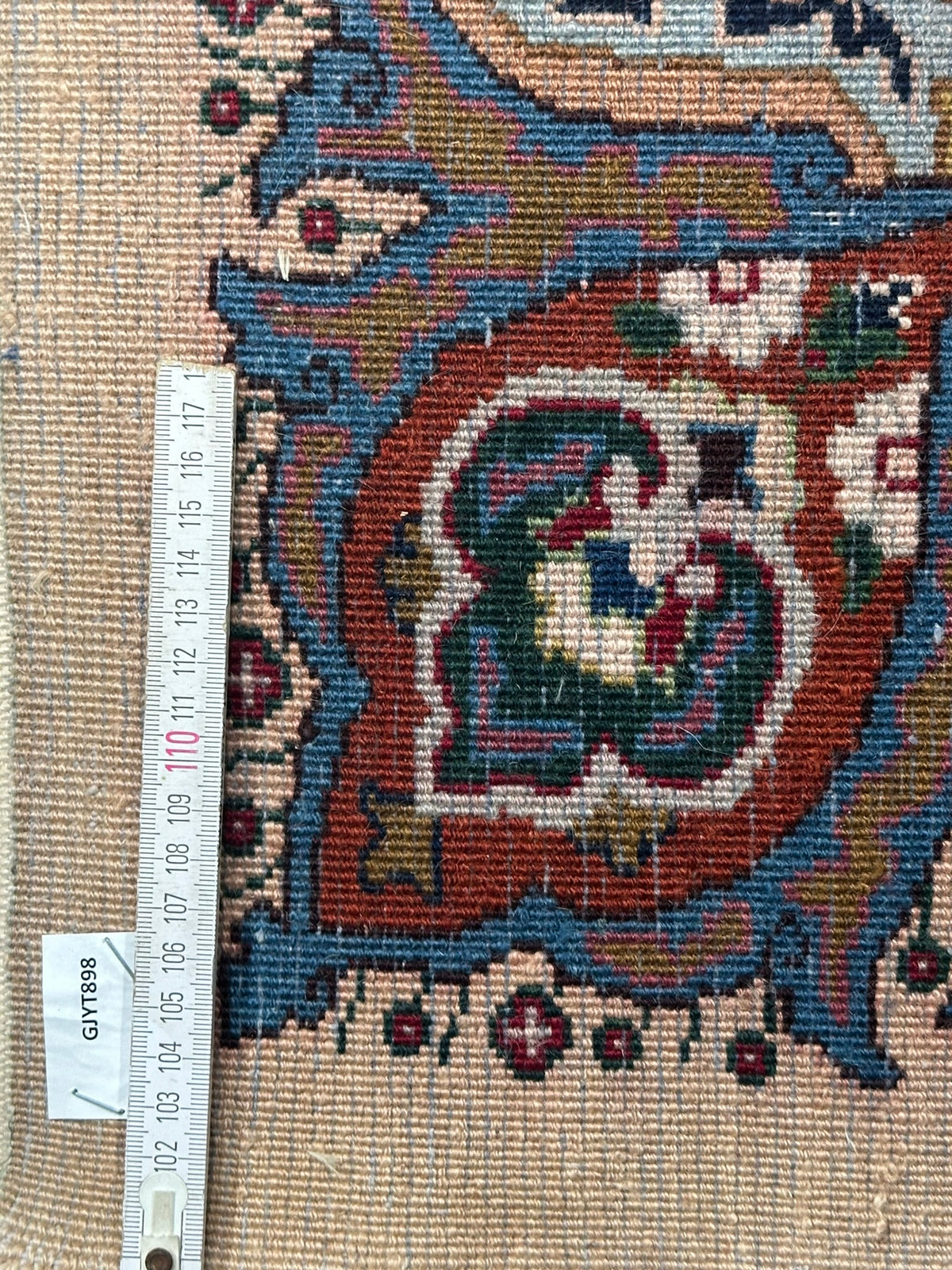 Orientteppich handgeknüpft Kaschmir Korkwolle 390x300 cm