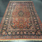 Antiker Orientteppich handgeknüpft Keschan 355x225 cm