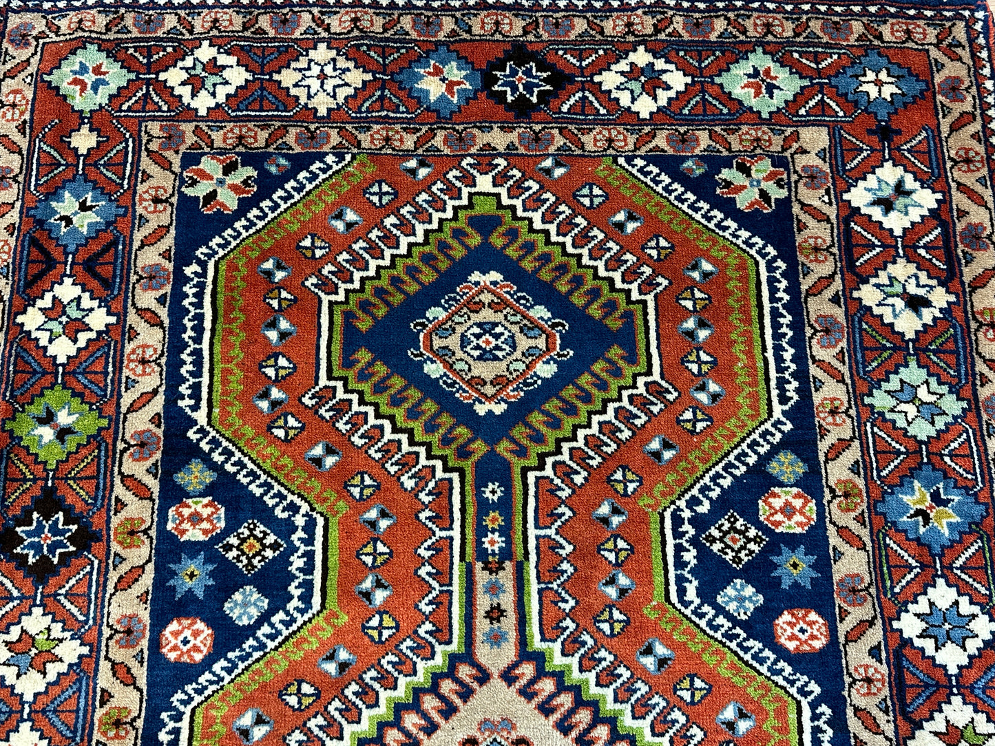 Handgeknüpfter Perser Orientteppich "Yalameh" 155x105 cm