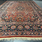 Antiker Orientteppich handgeknüpft Keschan 355x225 cm