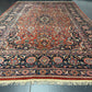 Antiker Orientteppich handgeknüpft Keschan 355x225 cm