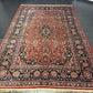 Antiker Orientteppich handgeknüpft Keschan 355x225 cm