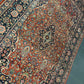 Antiker Orientteppich handgeknüpft Keschan 355x225 cm