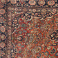 Antiker Orientteppich handgeknüpft Keschan 355x225 cm