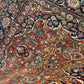 Antiker Orientteppich handgeknüpft Keschan 355x225 cm
