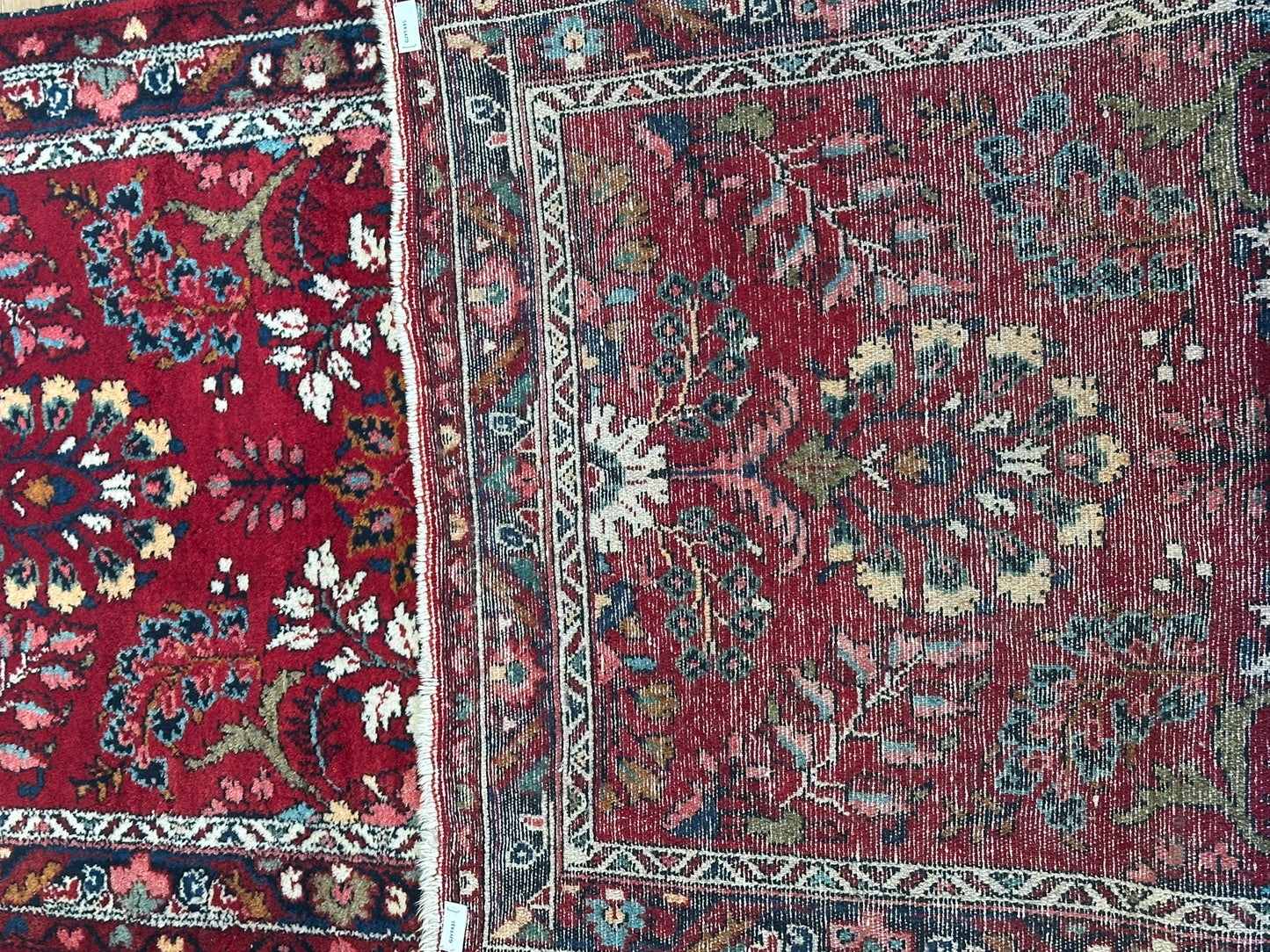 Orientteppich handgeknüpft Sarough Läufer 215 x 85 cm