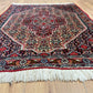 Orientteppich handgeknüpft Senneh Bidjar Wolle 100x72 cm