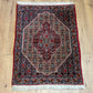Orientteppich handgeknüpft Senneh Bidjar Wolle 100x72 cm