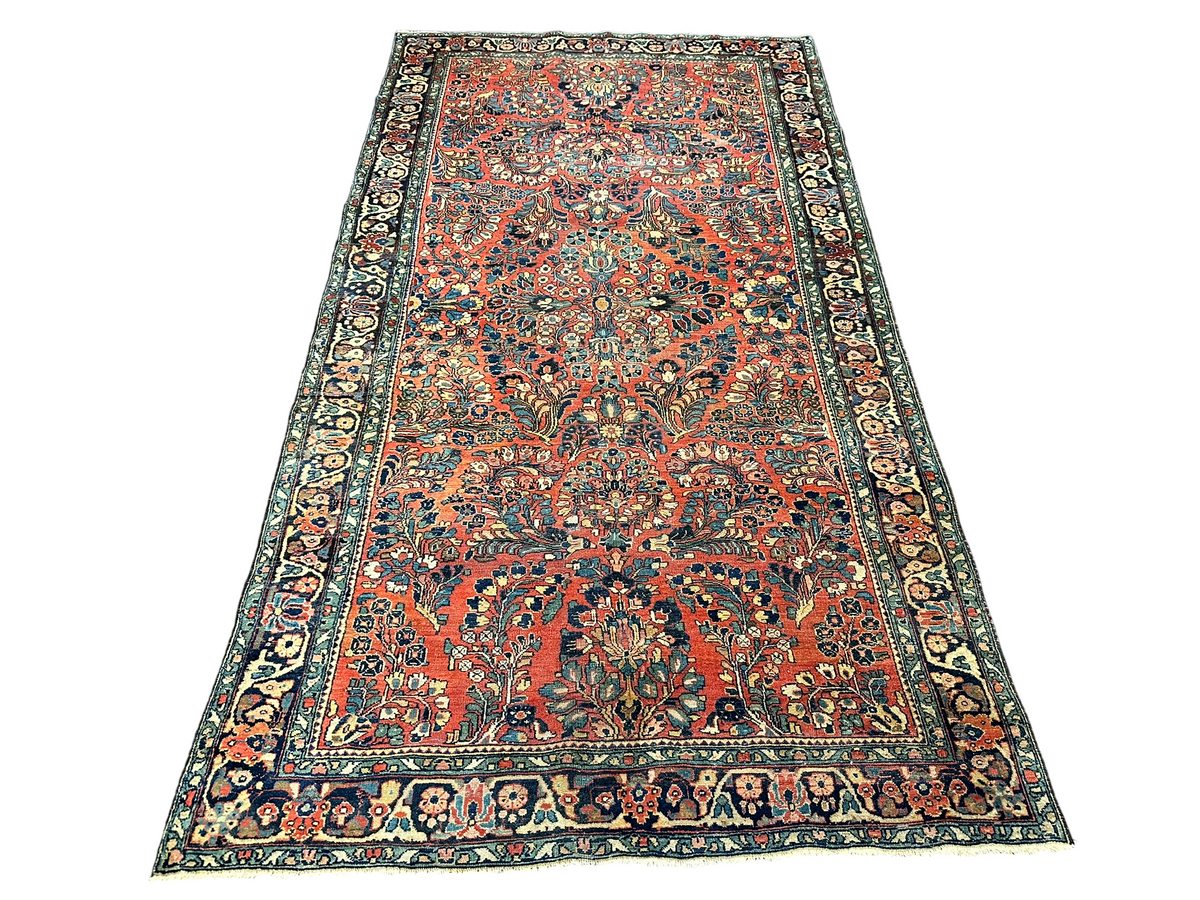 Orientteppich handgeknüpft ANTIK  Sarough 295x155 cm