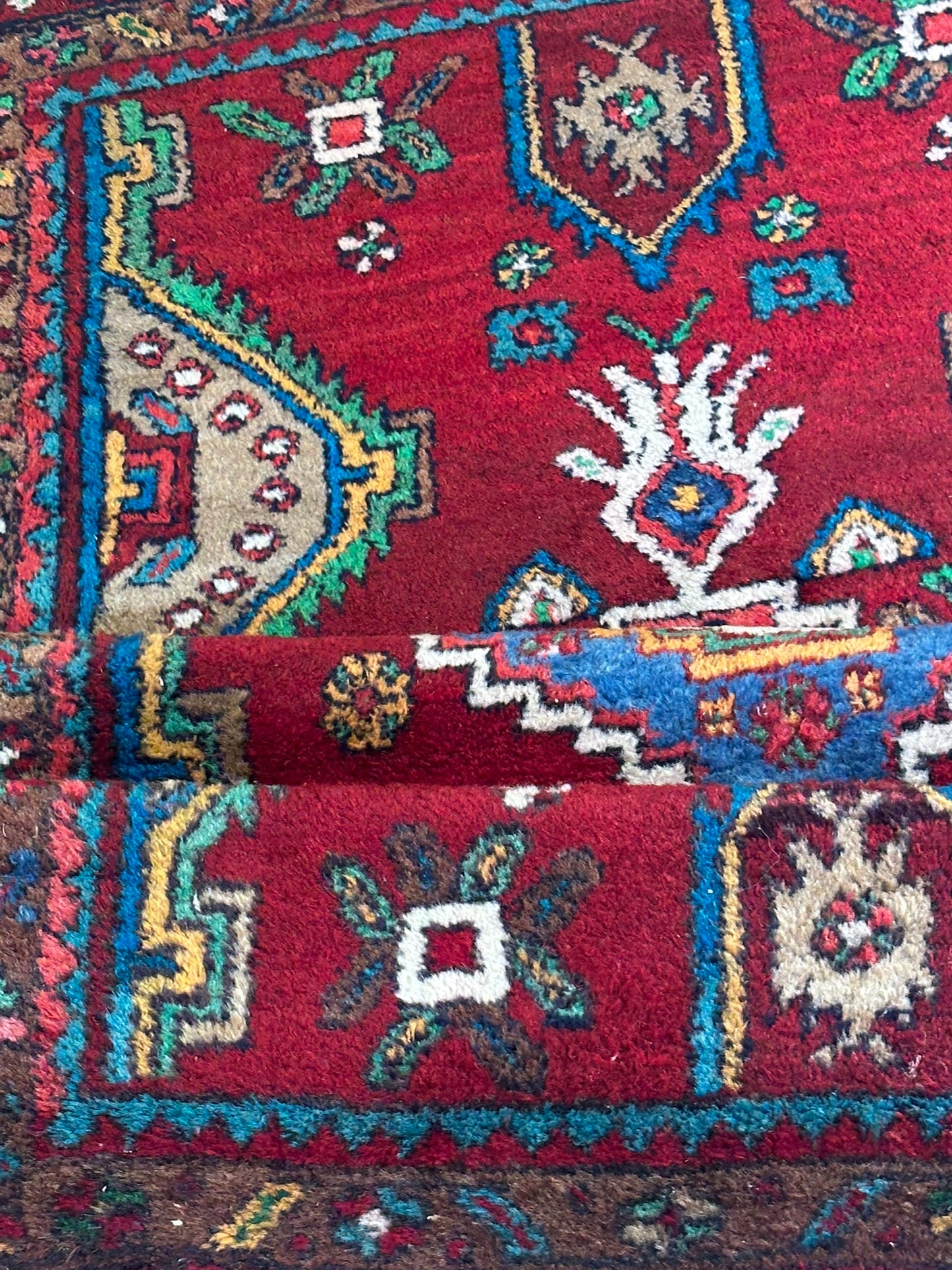 Orientteppich handgeknüpft Hamadan 193x100 cm