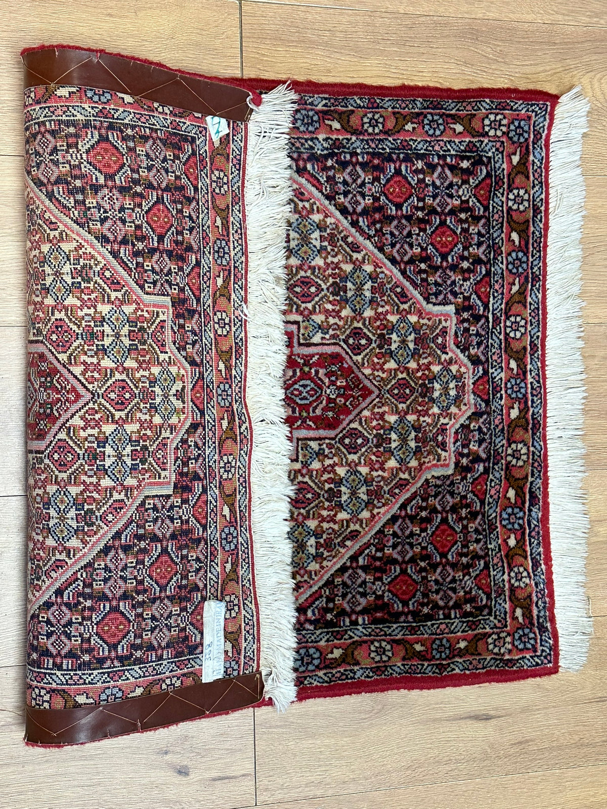 Orientteppich handgeknüpft Senneh Bidjar Wolle 100x72 cm