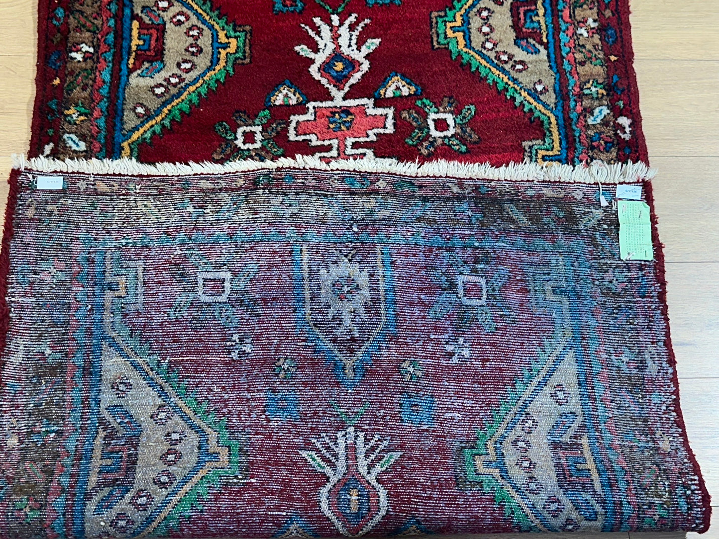 Orientteppich handgeknüpft Hamadan 193x100 cm