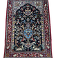 Orientteppich handgeknüpft Isfahan Kork mit Seide 100x70 cm