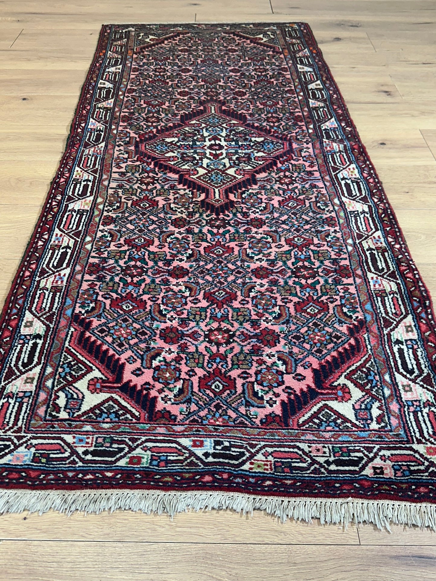 Orientteppich handgeknüpft Bidjar Zanjan 192x80 cm