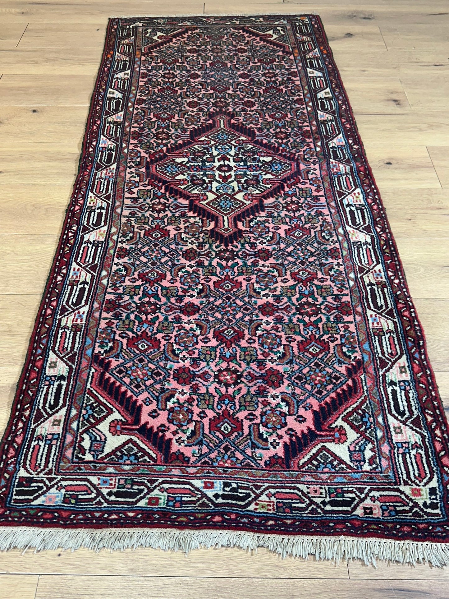 Orientteppich handgeknüpft Bidjar Zanjan 192x80 cm