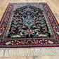 Orientteppich handgeknüpft Isfahan Kork mit Seide 100x70 cm