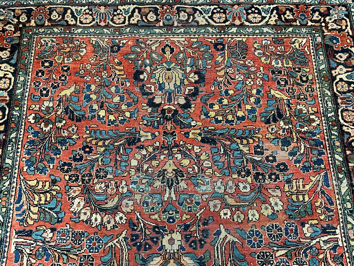 Orientteppich handgeknüpft ANTIK  Sarough 295x155 cm