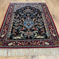 Orientteppich handgeknüpft Isfahan Kork mit Seide 100x70 cm
