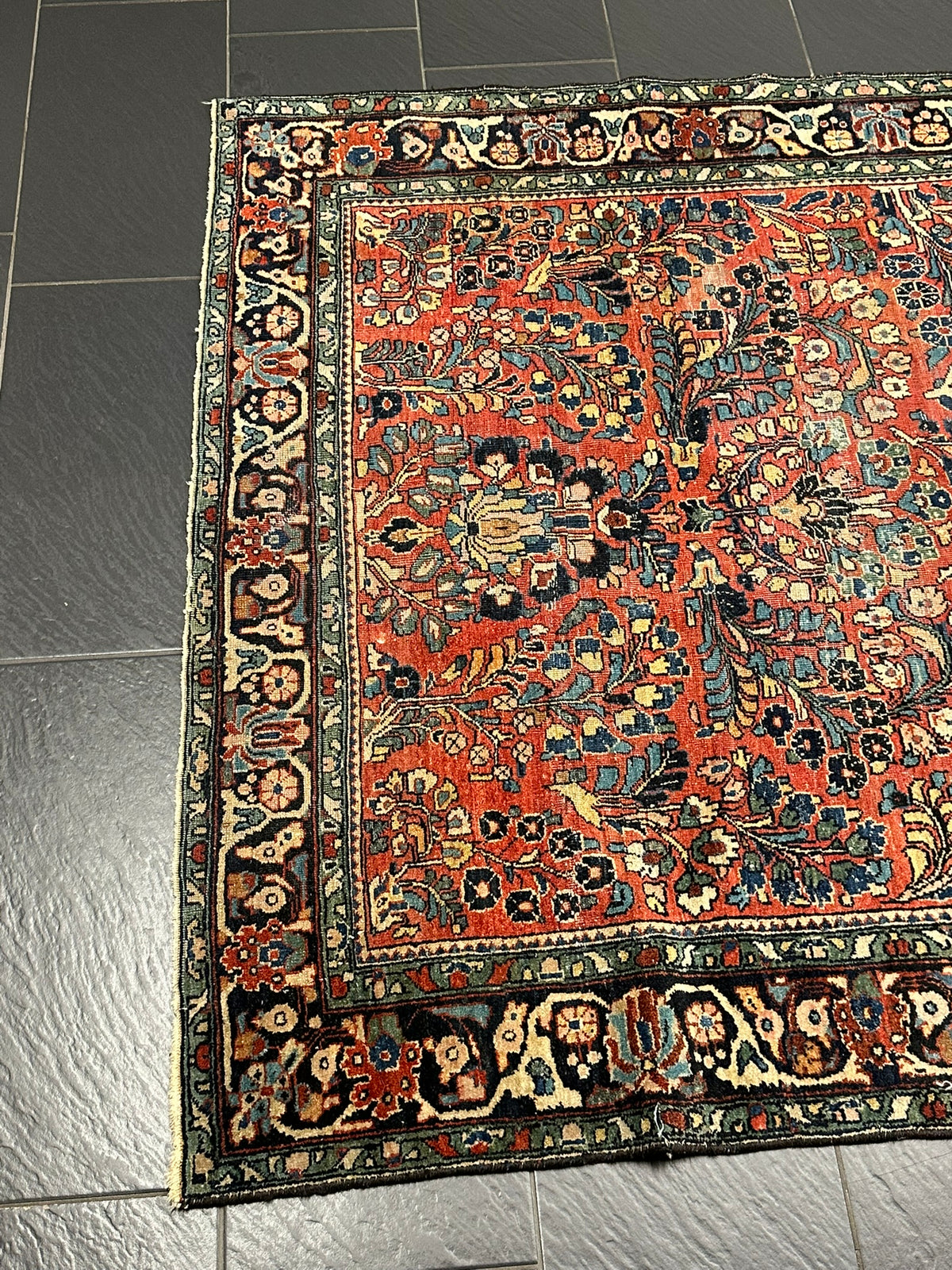 Orientteppich handgeknüpft ANTIK  Sarough 295x155 cm