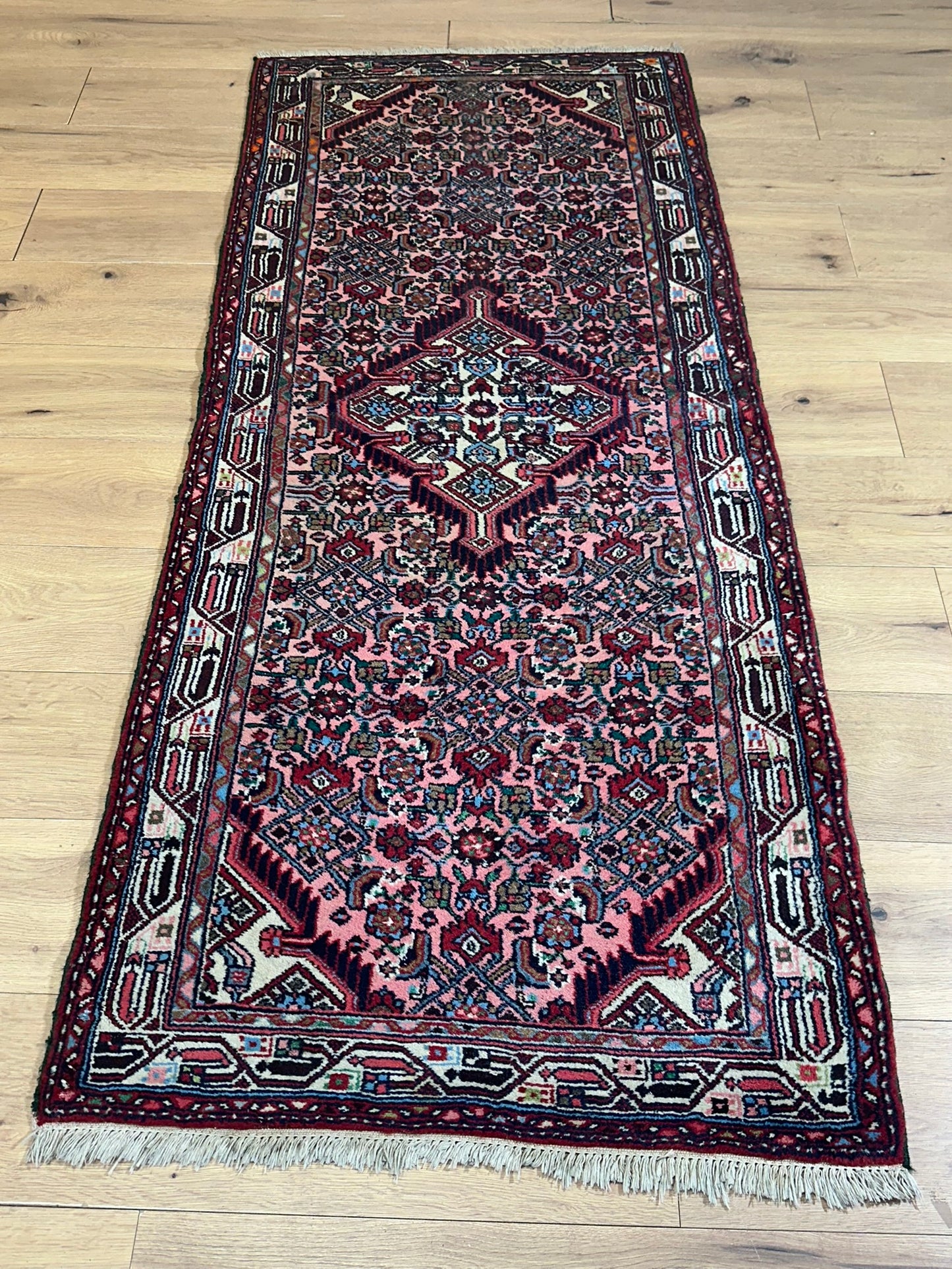 Orientteppich handgeknüpft Bidjar Zanjan 192x80 cm