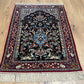 Orientteppich handgeknüpft Isfahan Kork mit Seide 100x70 cm