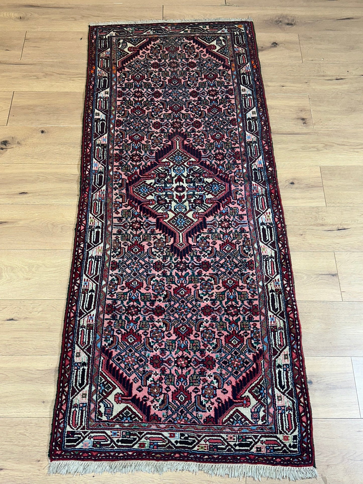 Orientteppich handgeknüpft Bidjar Zanjan 192x80 cm