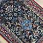 Orientteppich handgeknüpft Isfahan Kork mit Seide 100x70 cm