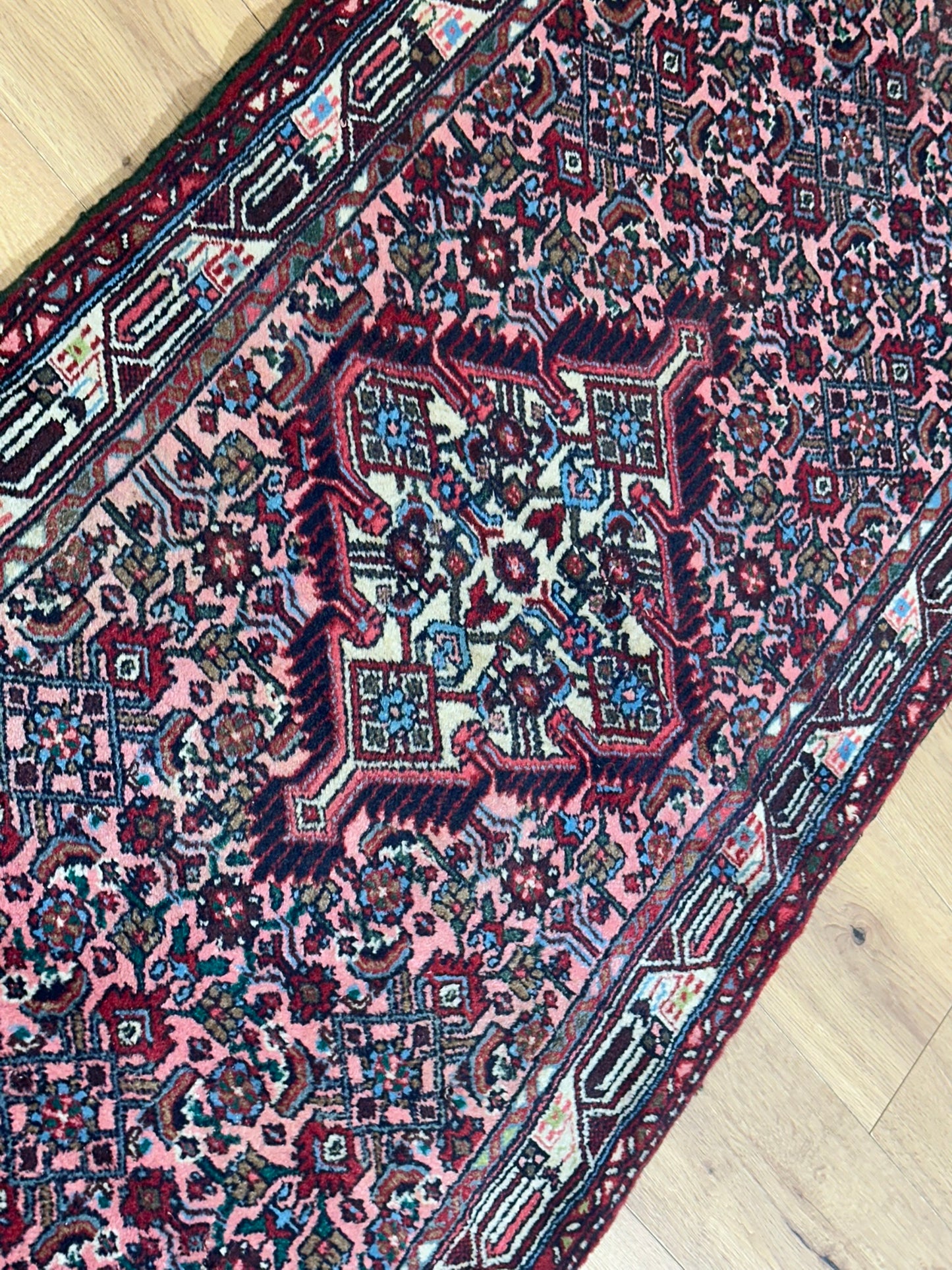 Orientteppich handgeknüpft Bidjar Zanjan 192x80 cm