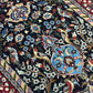 Orientteppich handgeknüpft Isfahan Kork mit Seide 100x70 cm