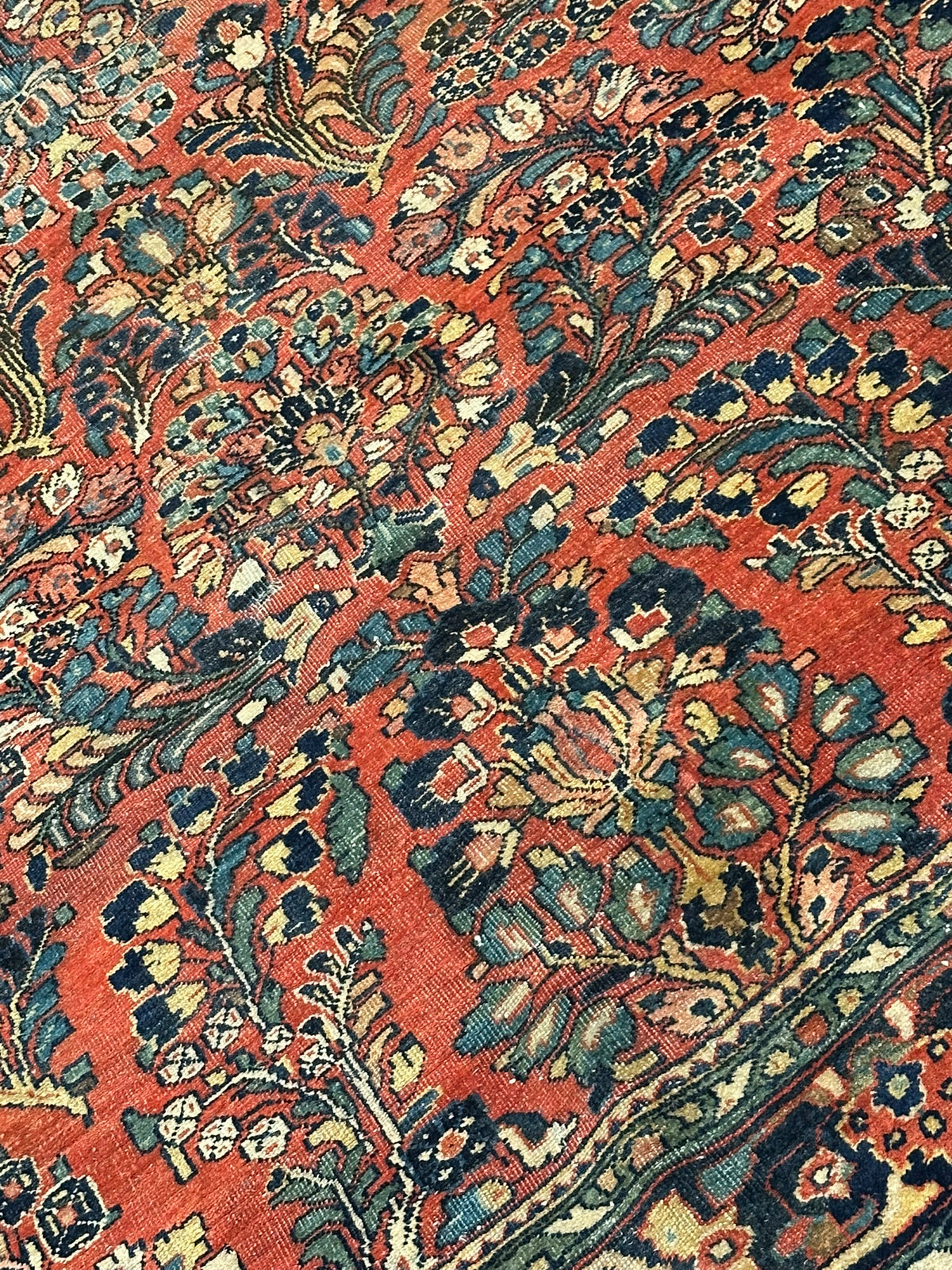 Orientteppich handgeknüpft ANTIK  Sarough 295x155 cm