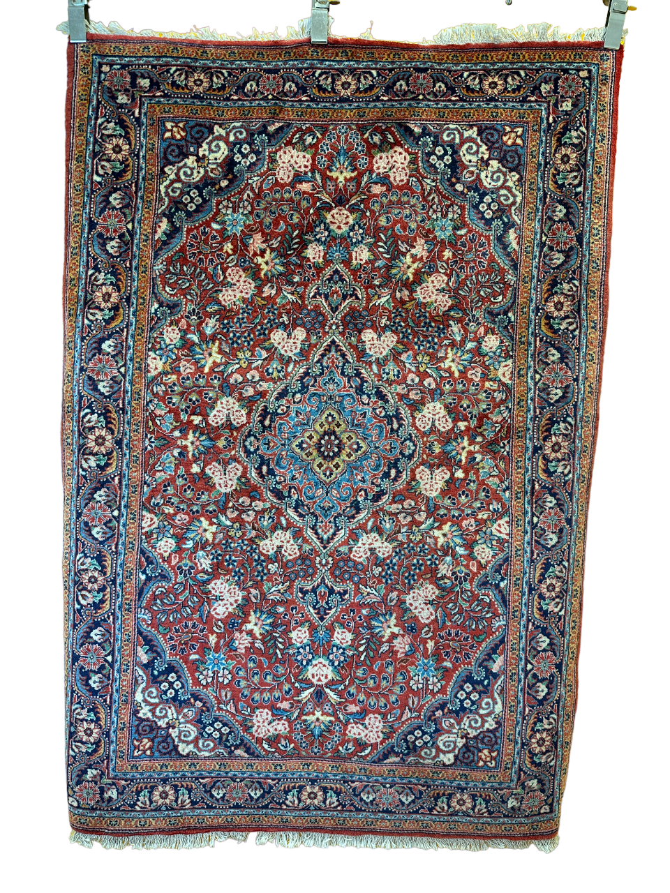 Handgeknüpfter Perser Orientteppich "Malayer Sarouck" 153x105 cm