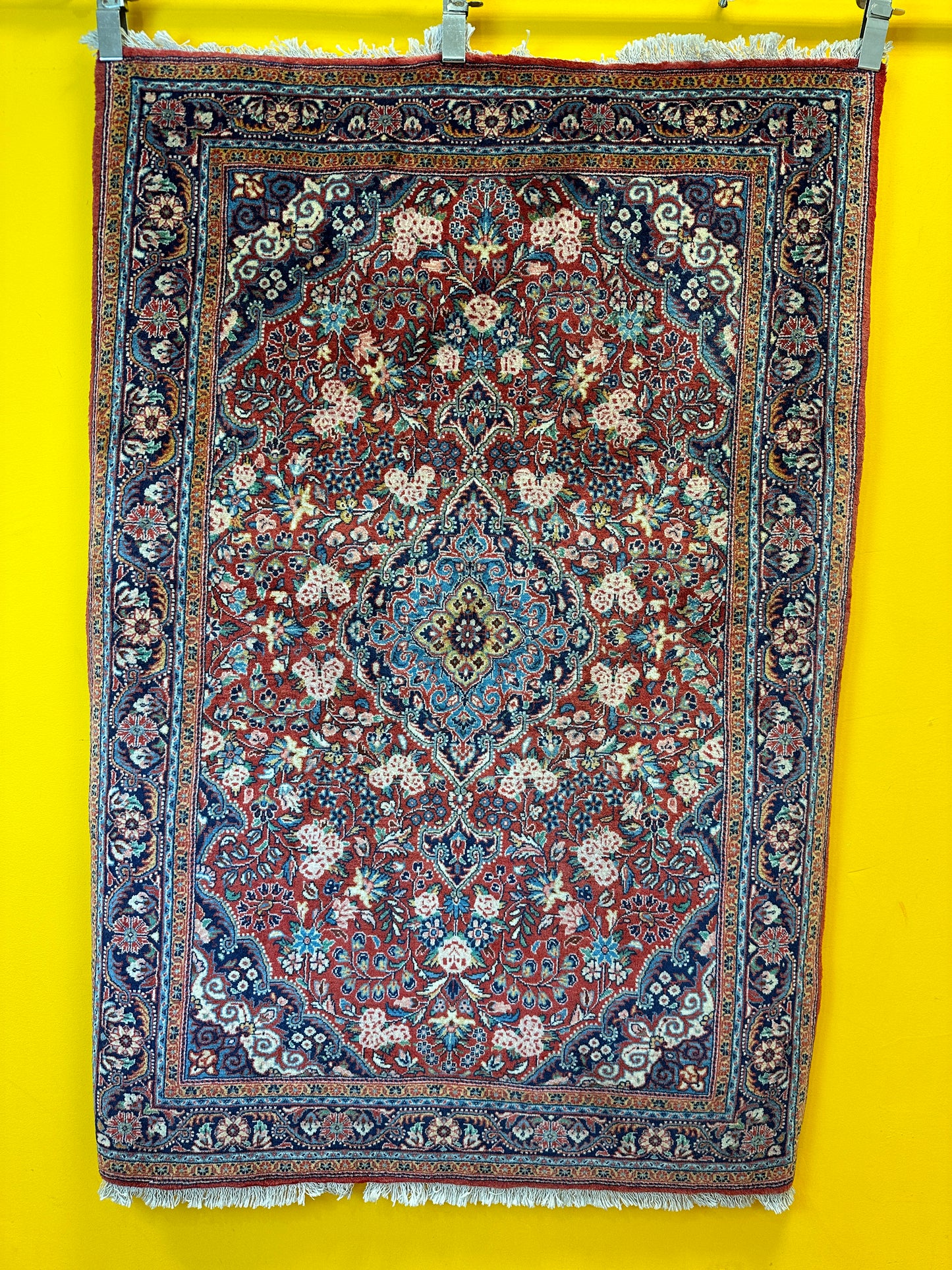 Handgeknüpfter Perser Orientteppich "Malayer Sarouck" 153x105 cm