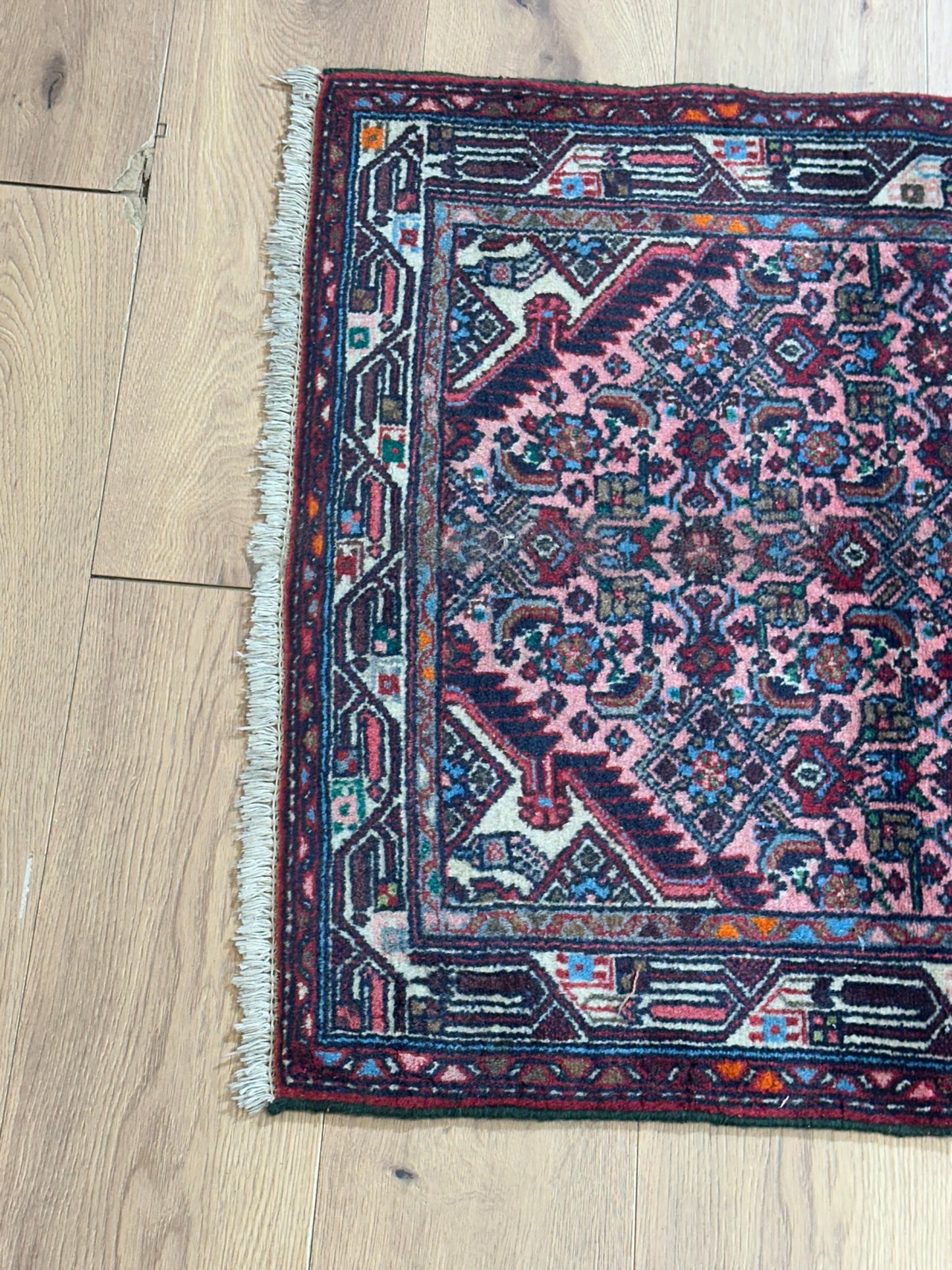 Orientteppich handgeknüpft Bidjar Zanjan 192x80 cm