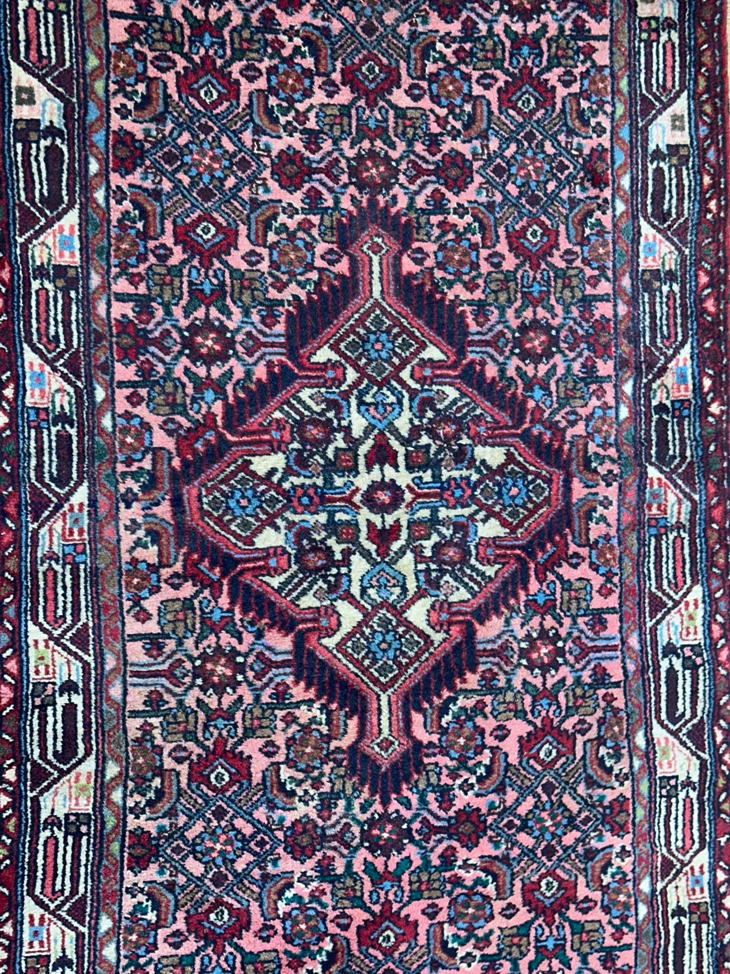 Orientteppich handgeknüpft Bidjar Zanjan 192x80 cm