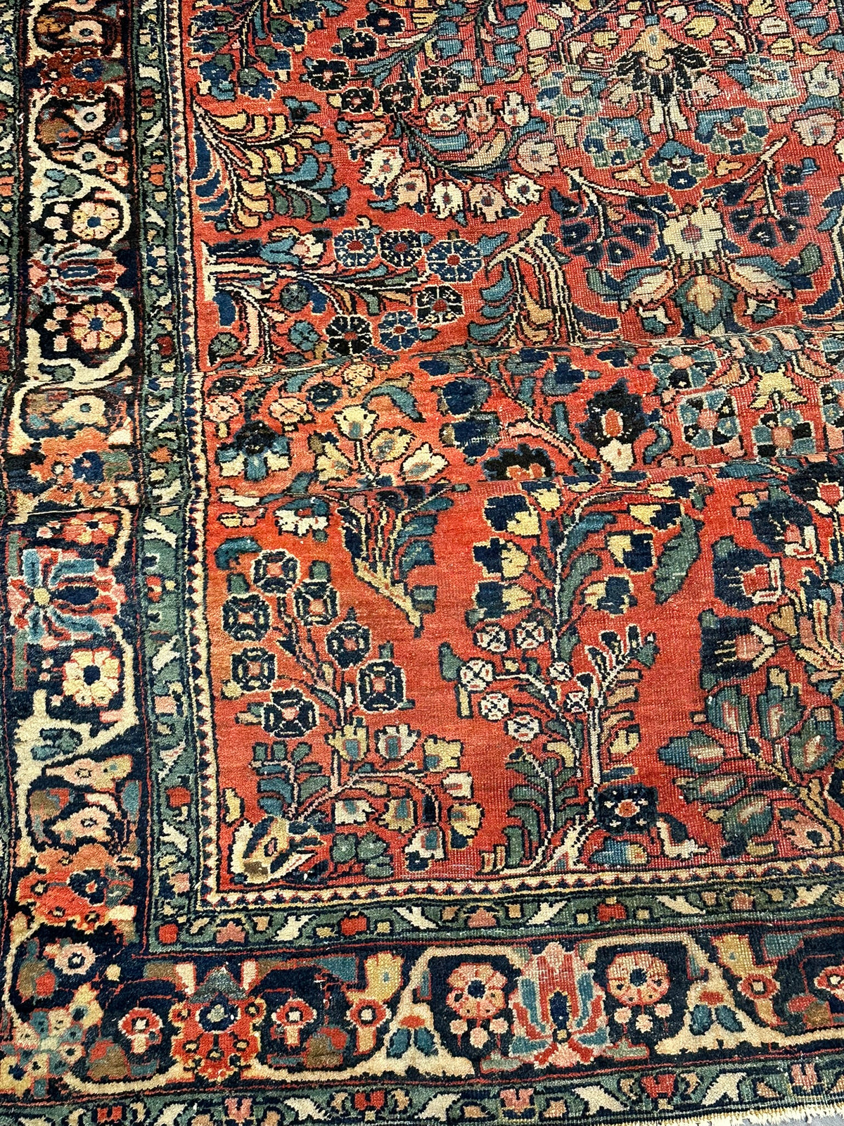 Orientteppich handgeknüpft ANTIK  Sarough 295x155 cm