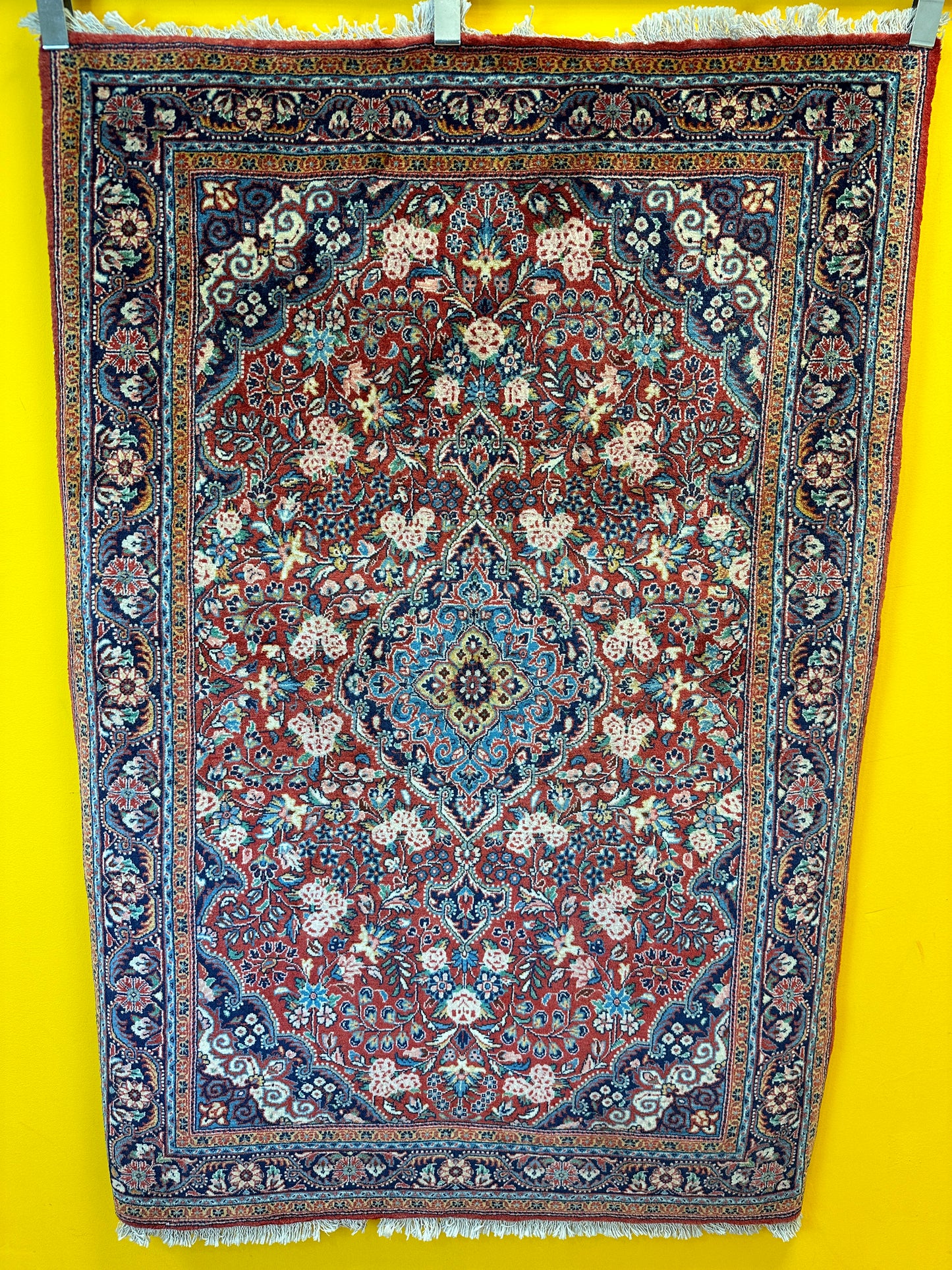 Handgeknüpfter Perser Orientteppich "Malayer Sarouck" 153x105 cm