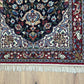 Orientteppich handgeknüpft Isfahan Kork mit Seide 100x70 cm