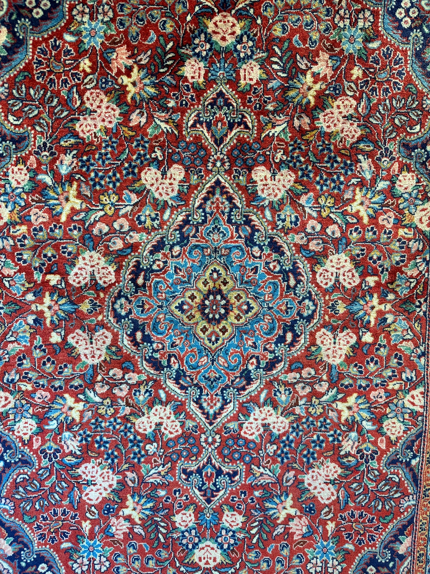 Handgeknüpfter Perser Orientteppich "Malayer Sarouck" 153x105 cm