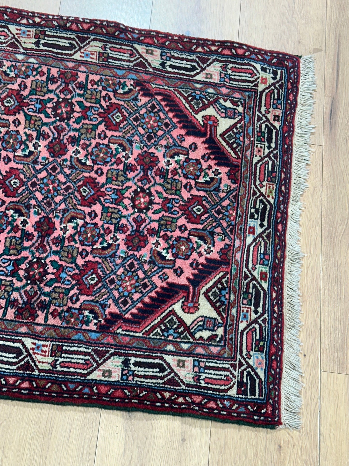 Orientteppich handgeknüpft Bidjar Zanjan 192x80 cm