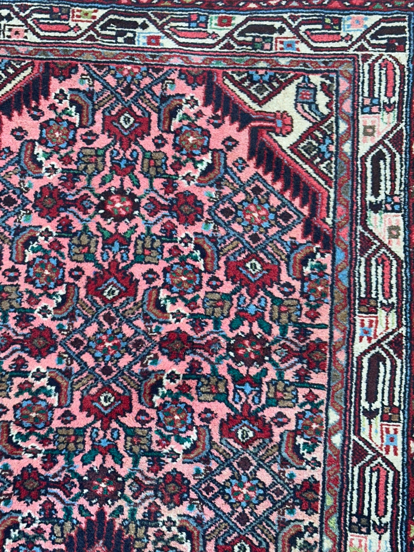 Orientteppich handgeknüpft Bidjar Zanjan 192x80 cm