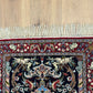 Orientteppich handgeknüpft Isfahan Kork mit Seide 100x70 cm