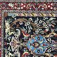 Orientteppich handgeknüpft Isfahan Kork mit Seide 100x70 cm