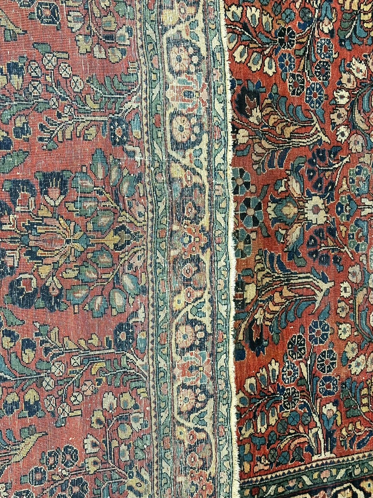 Orientteppich handgeknüpft ANTIK  Sarough 295x155 cm