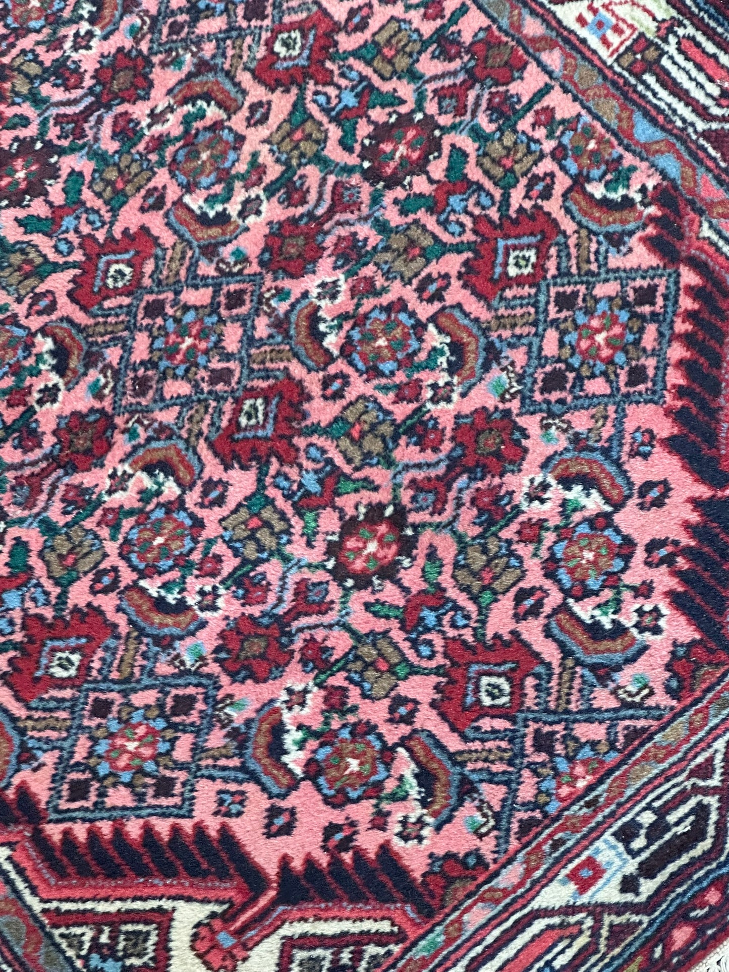 Orientteppich handgeknüpft Bidjar Zanjan 192x80 cm