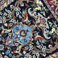 Orientteppich handgeknüpft Isfahan Kork mit Seide 100x70 cm