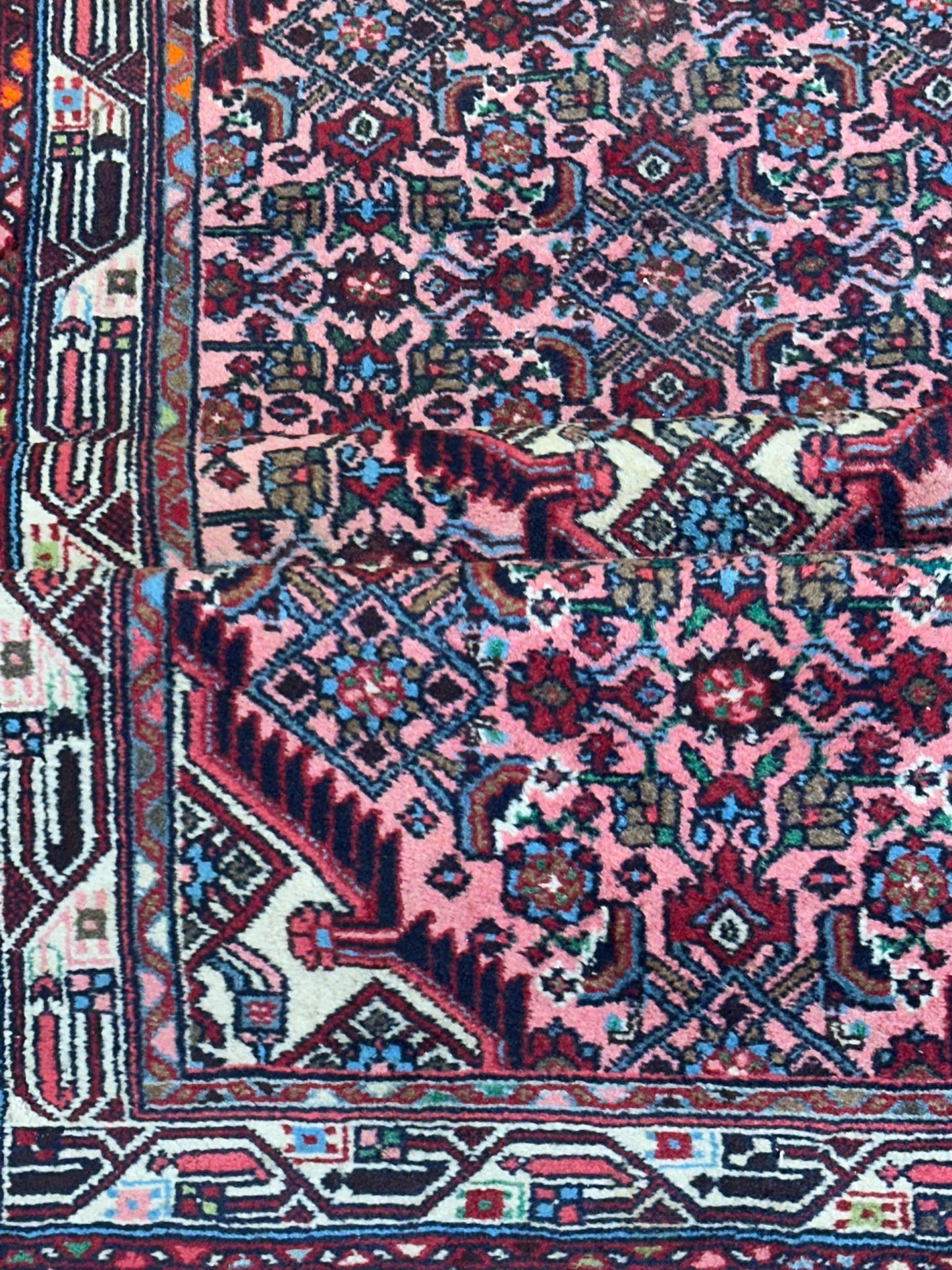 Orientteppich handgeknüpft Bidjar Zanjan 192x80 cm