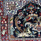 Orientteppich handgeknüpft Isfahan Kork mit Seide 100x70 cm
