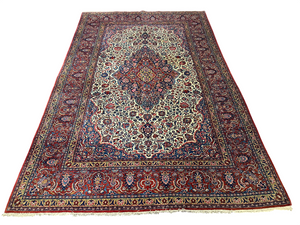 Orientteppich handgeknüpft Keschan 315x210 cm
