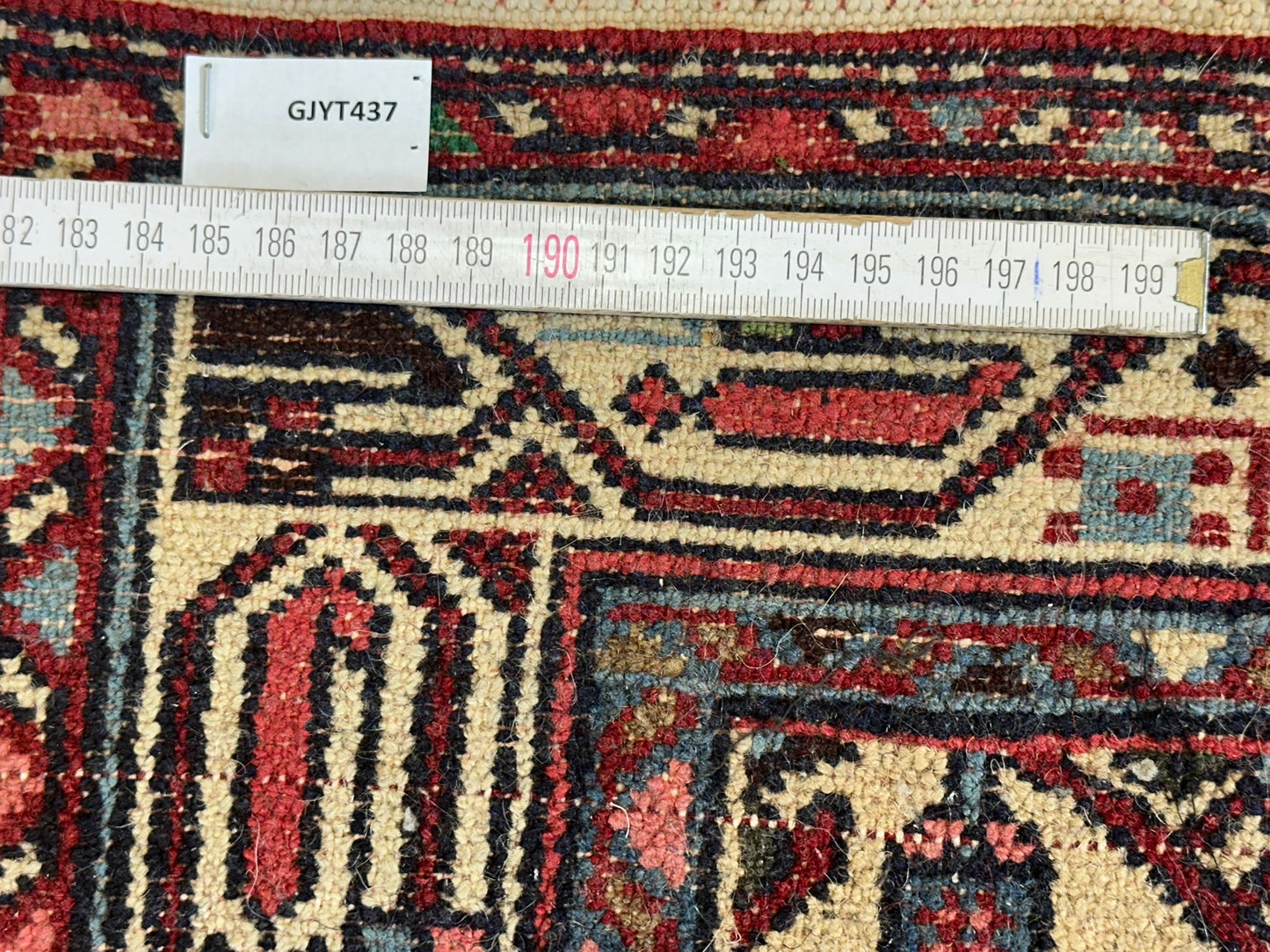 Orientteppich handgeknüpft Bidjar Zanjan 192x80 cm
